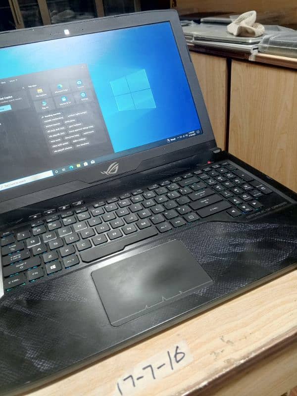 Asus rog gl503vm corei7 7thgen 16gbram 512ssd 6gb nvidea gtx 1060 card 7
