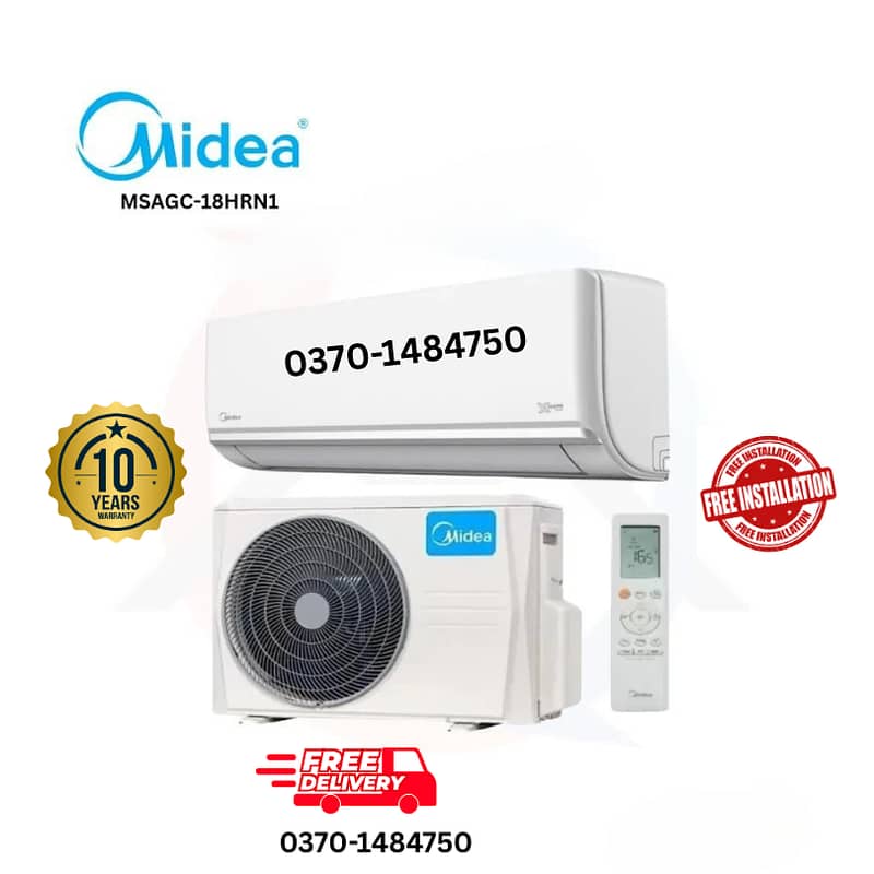 Midea 1.5 Ton Air conditioner, Full Dc inverter Ac, T3  AC 0