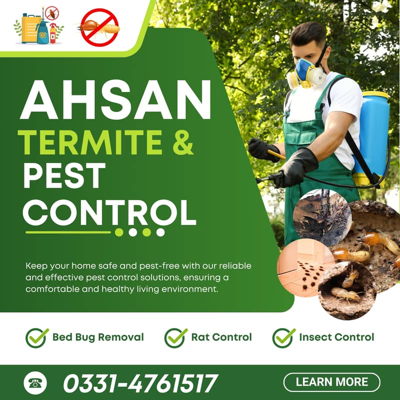 Pest Control/Termite Control/Fumigation Spray/Deemak Control Service 0