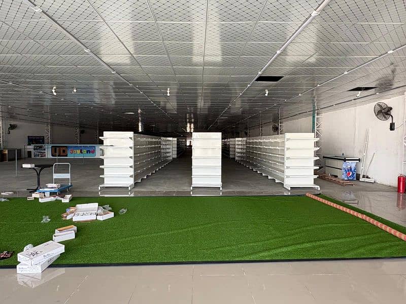 supermarket racks and counters 0