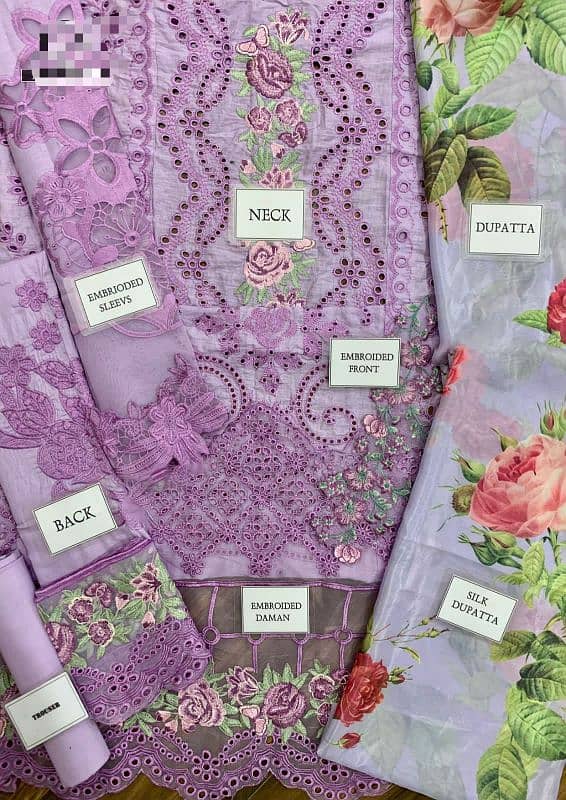 *ASIFA NABEEL LAWN COLLECTION* Code MD 1258  Most hit design 1