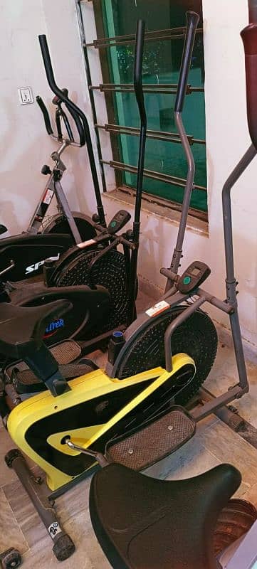 exercise cycle elliptical cross trainer magnetic upright bike gym 2