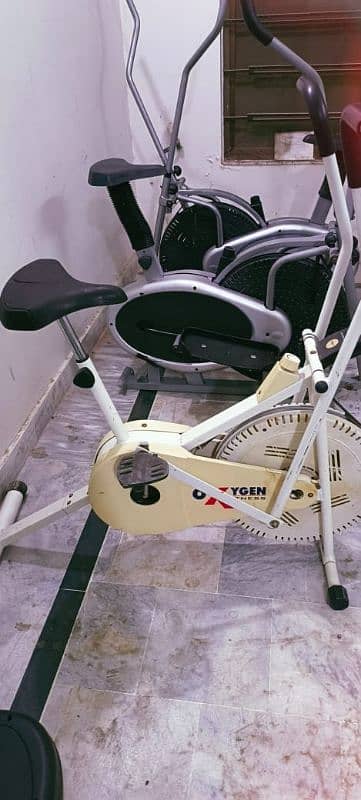 exercise cycle elliptical cross trainer magnetic upright bike gym 4
