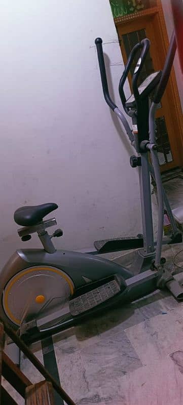exercise cycle elliptical cross trainer magnetic upright bike gym 8