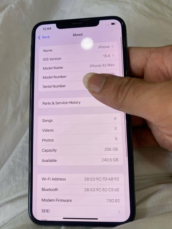 iphone Xs Max Non PTA 256gb 3