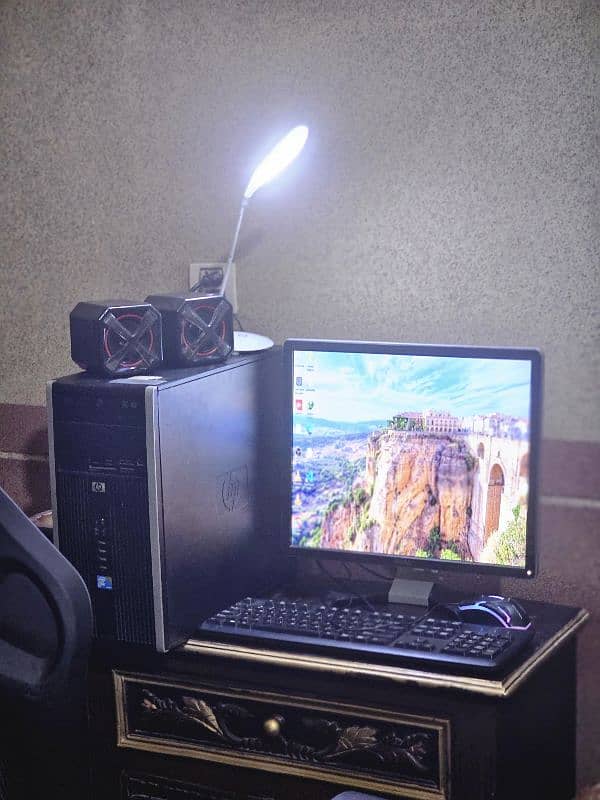 HP Desktop 8GB RAM | 128GB SSD + 250GB HDD | 1GB Graphic 0