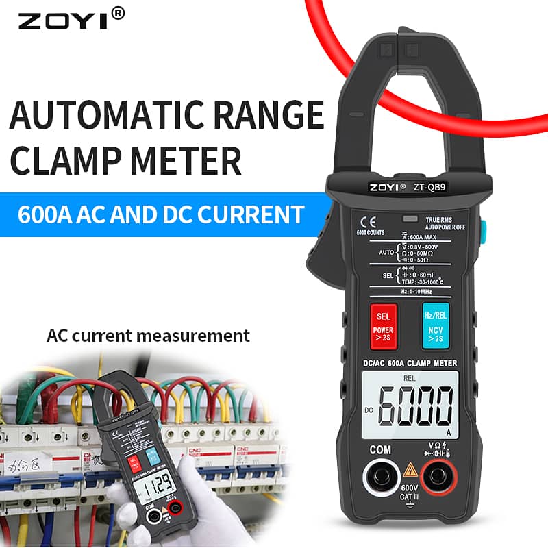 ZOYI ZT-QB9 Smart Digital AC/DC Clamp Meter In Pakistan 0