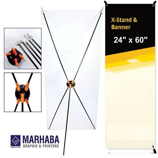 Rollup Standee/Standy, Display Stands, Banner Flex, Non tear Printing 14