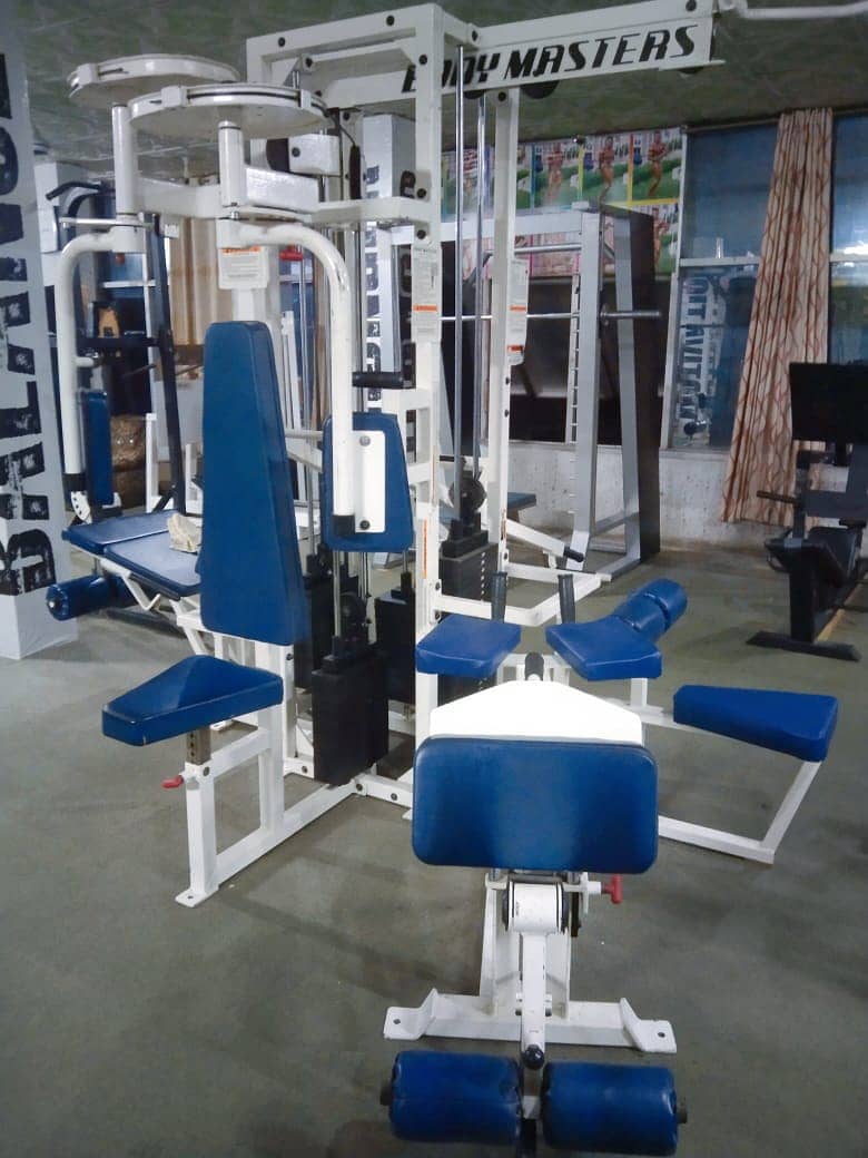 Full Gym Setup|Five station| Leg press|Crunch machine|Abductor machine 11