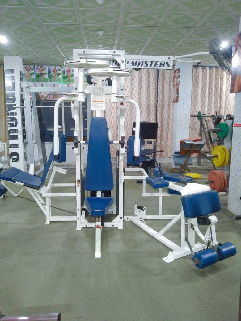 Full Gym Setup|Five station| Leg press|Crunch machine|Abductor machine 13