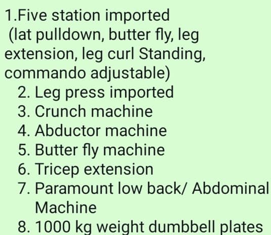 Full Gym Setup|Five station| Leg press|Crunch machine|Abductor machine 17