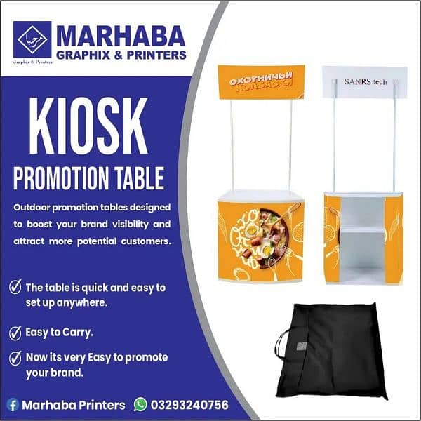 China Kiosk/kiosk table| Promotion Table/Counter| Display table/Stall 0