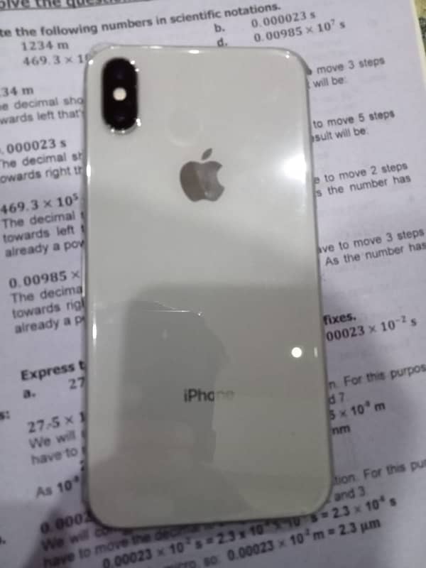 iphone x non pta jv white colour 0