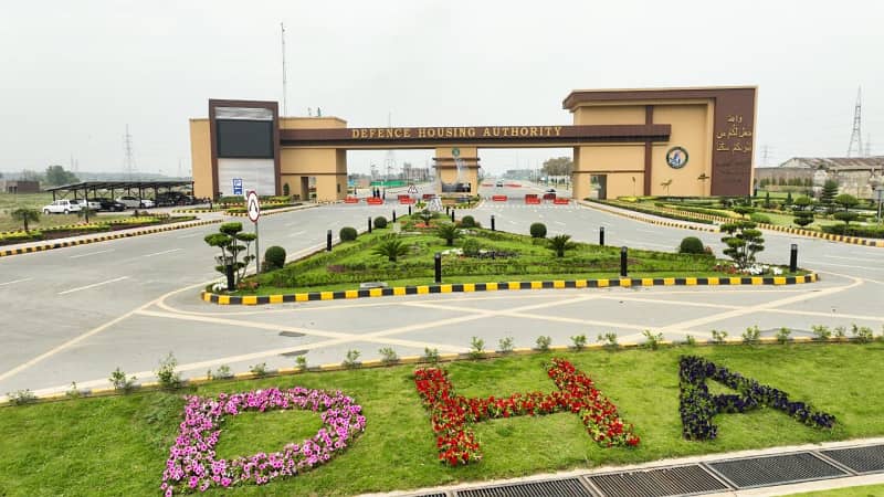 Prime Location 10 Marla Residential Plot Near Main Entrance for Sale in Sector J DHA Gujranwala 1