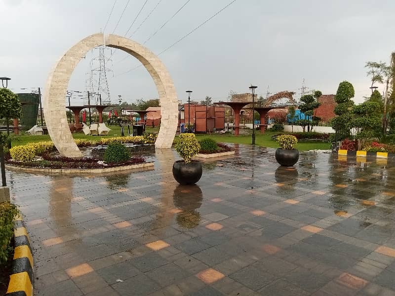 Prime Location 10 Marla Residential Plot Near Main Entrance for Sale in Sector J DHA Gujranwala 5