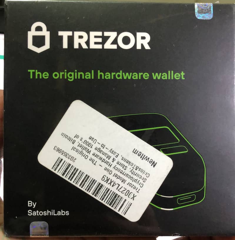 Trezor The Original Hardware Wallet 1