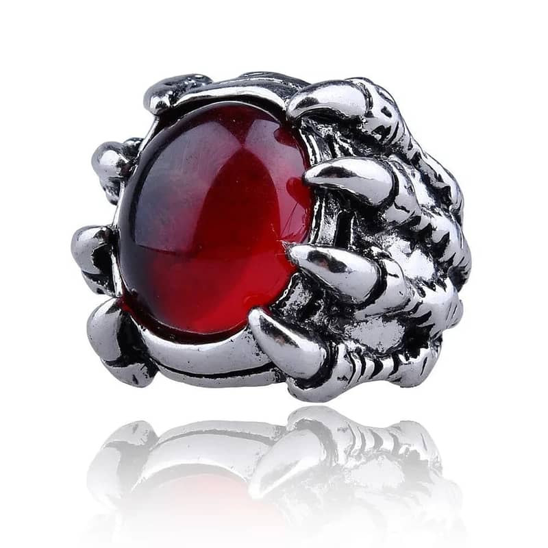 Men Dragon Claw Ring: Fearless Edgy Design for Modern Style 8,9,10 0