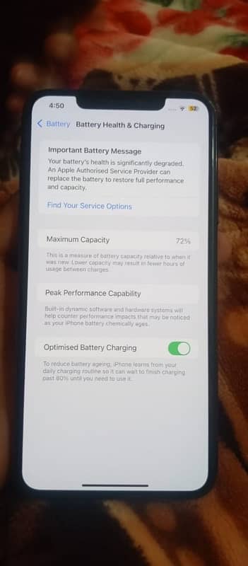 i phone 11 pro max All orignl sb ok jv non pta 64 gb battery service 1