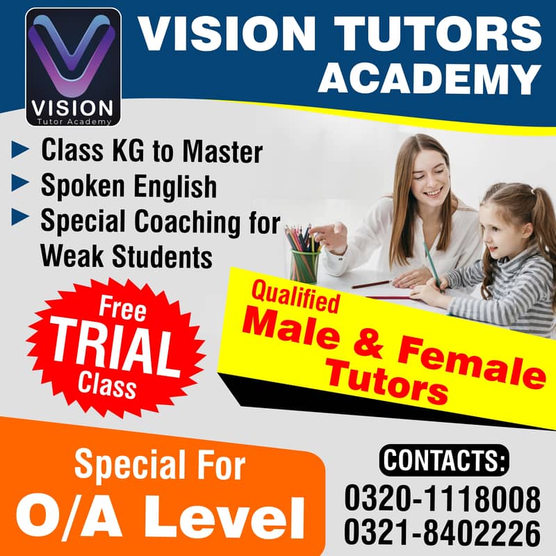 Female home tutor for home tuition grade KG to 9th, 10th in Lahore 0