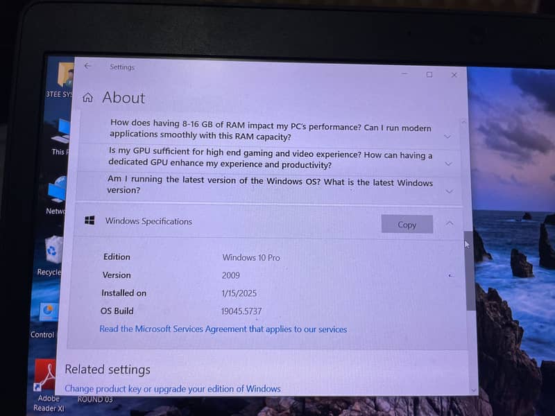 Core i5 vpro 7th Generation , Dell laptop 3