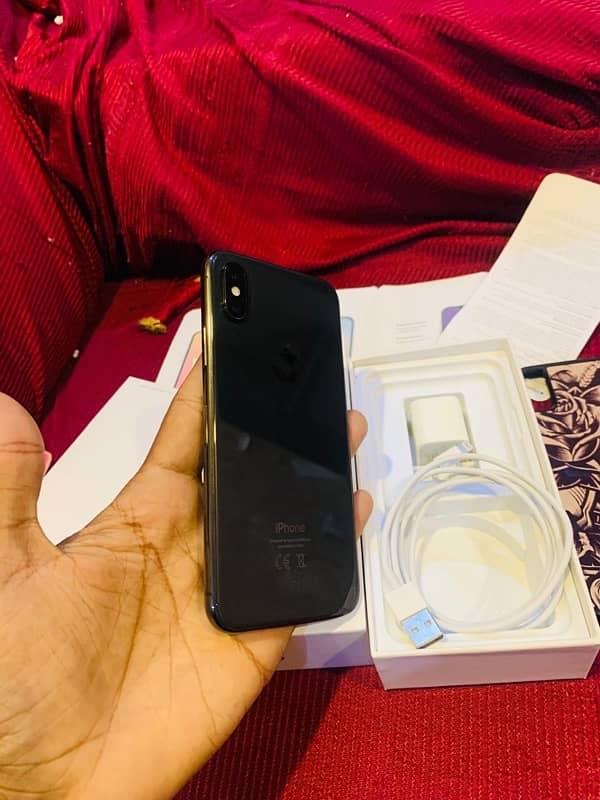 iPhone x 256gb Pta Approved with Box 1