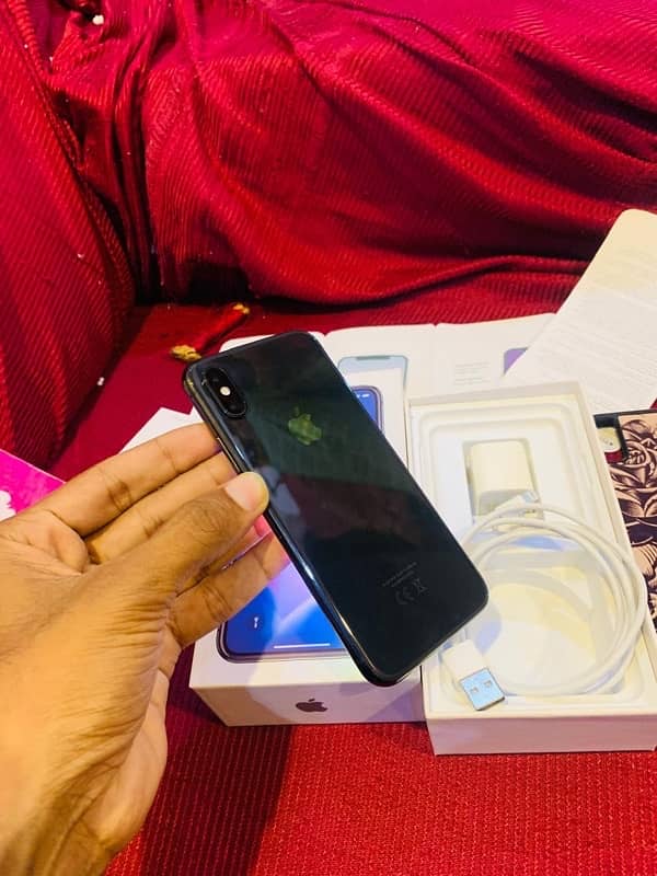 iPhone x 256gb Pta Approved with Box 5