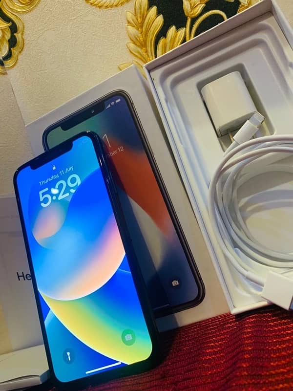 iPhone x 256gb Pta Approved with Box 8