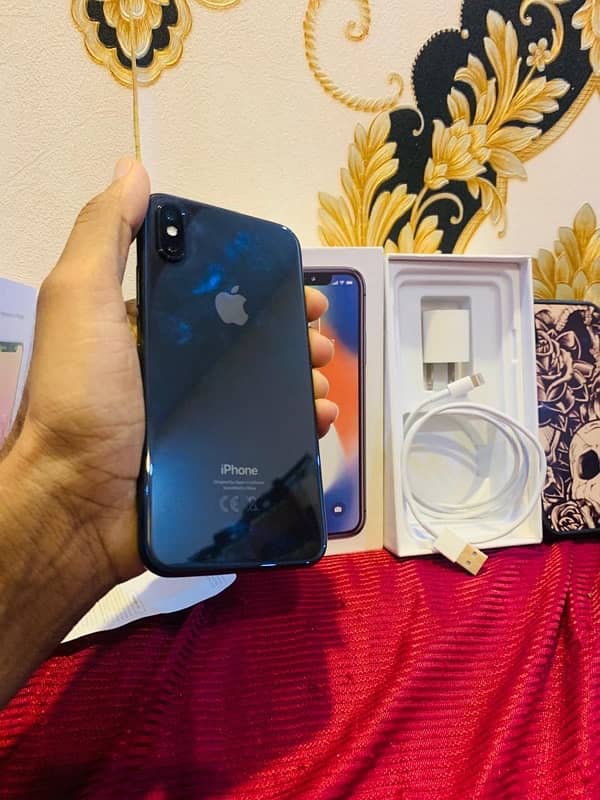 iPhone x 256gb Pta Approved with Box 16