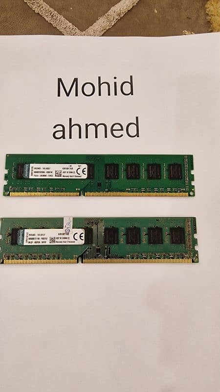 16 gb ddr3 ram 8gbx2 kingston sticks 0