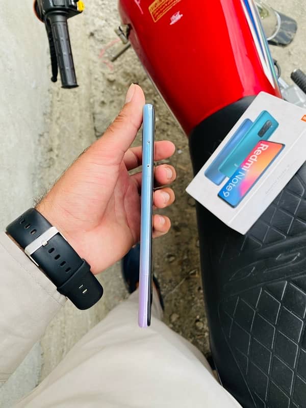 Redmi note 9 pta official approved 4/128 with box 1
