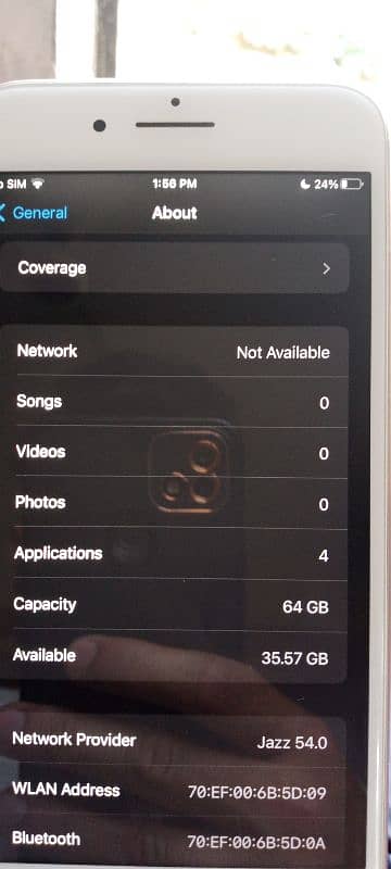 iphone 8 plus 64gb Non PTA, Lush Condition 100% Battry Health 5