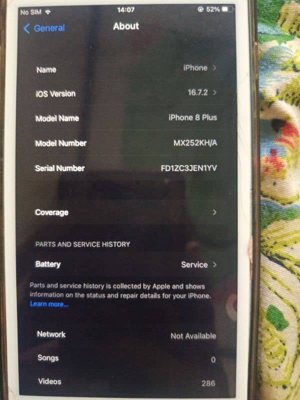 all okay 128 gb battery health is 79% 2