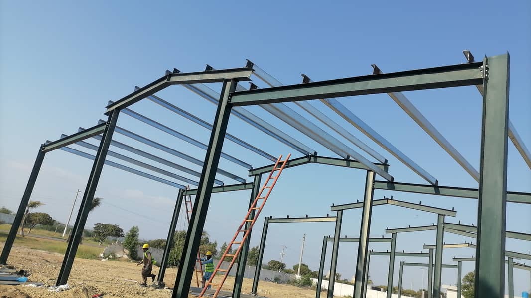 Marquee Shed Industrial Steel Structure Cold Storage PPGI Shed 0