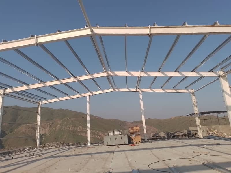 Marquee Shed Industrial Steel Structure Cold Storage PPGI Shed 2