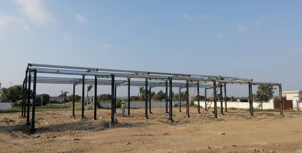 Marquee Shed Industrial Steel Structure Cold Storage PPGI Shed 3