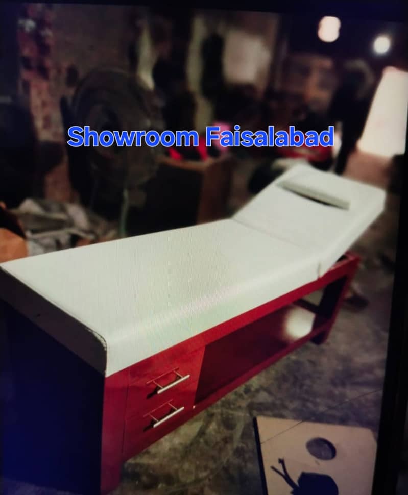 Saloon Chair/Parlour Chair/Trolley/Massage Bed/Pedicure unit/Barber 15