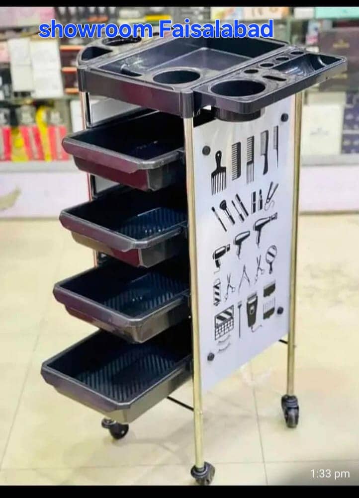 Parlour Chair/Trolley/Massage Bed/Pedicure unit/Barber/Saloon Chair 13