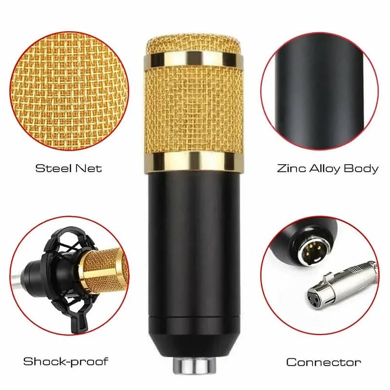 Condenser Mic/ Podcast Mic/ Recording Mic/Music mic 3