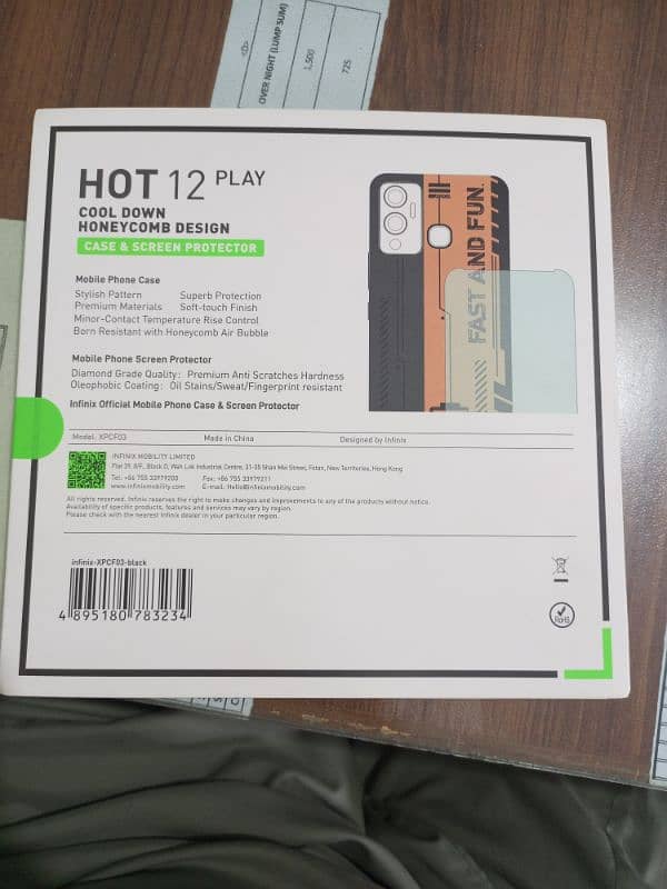 Infinix Hot 12 Play--- Protector+ VIP Case 1