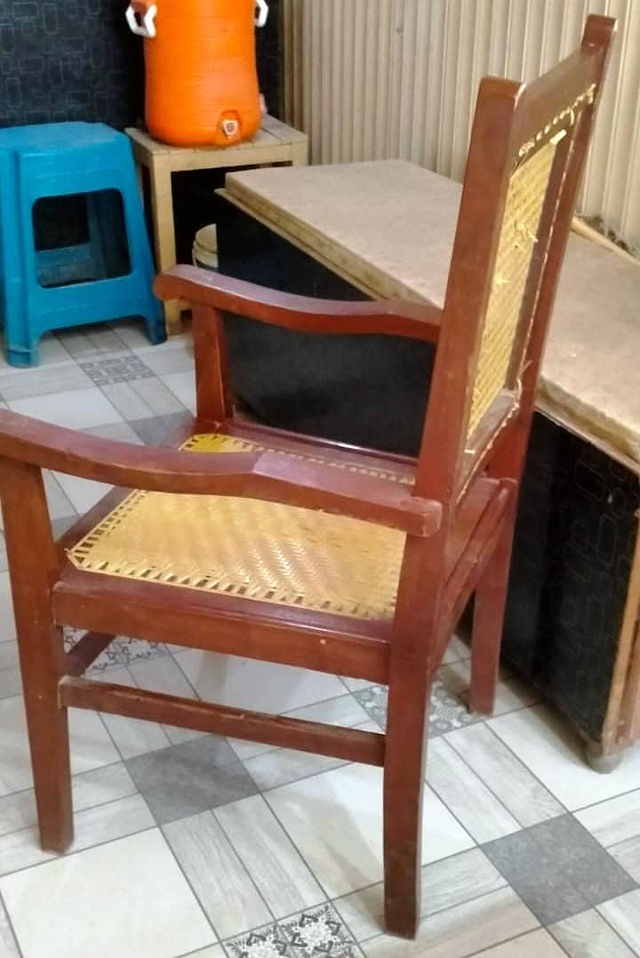 1 Wood chair sale Sargodha 3
