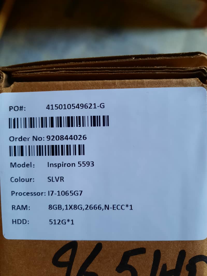 Dell Inspiron 5593 - Core i7 10 GEN 5