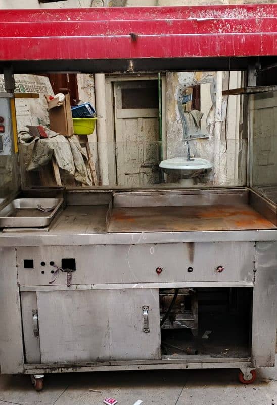 Burger and Shawarma counter 0