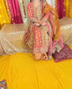 crimson X hania amir fancy dress