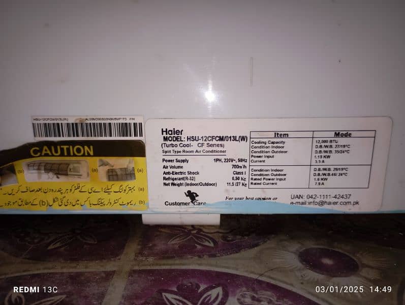 Split a. c excellent condition 1