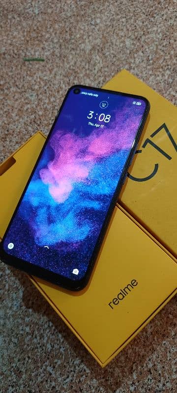 Realme C17 6/128 along with Box 0