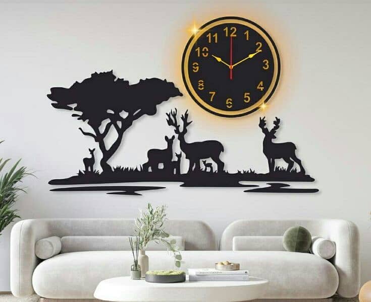 Stylish Analog Wall Clock 0
