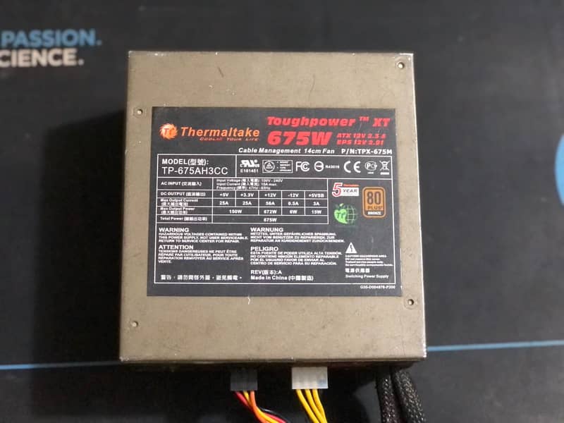 Huntkey Thermaltake Crosair 500 To 750watts 80+Bronze/Gold PowerSupply 5