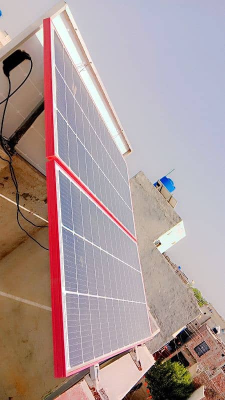 3 solor panel + control + stand 2