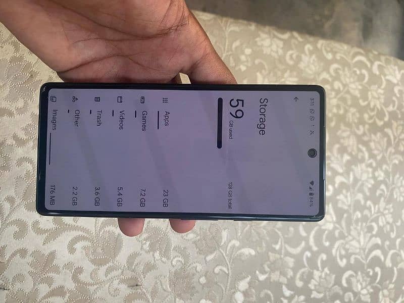 10 by 10 all ok Google pixel 6a 128 gb pta  what's number 03134837457 6