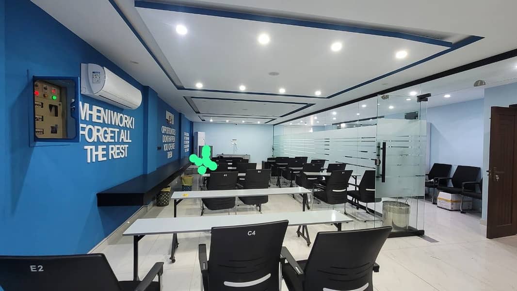 8 Marla Commercial Fully Furnished Office For Rent Best For Call Center Software Etc 5